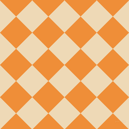 45/135 degree angle diagonal checkered chequered squares checker pattern checkers background, 75 pixel square size, , Champagne and Sun checkers chequered checkered squares seamless tileable