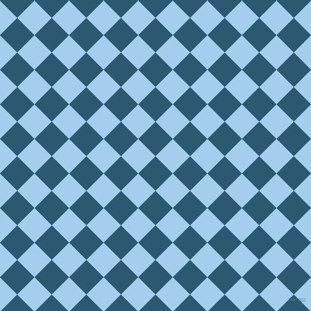 45/135 degree angle diagonal checkered chequered squares checker pattern checkers background, 50 pixel squares size, , Chathams Blue and Sail checkers chequered checkered squares seamless tileable