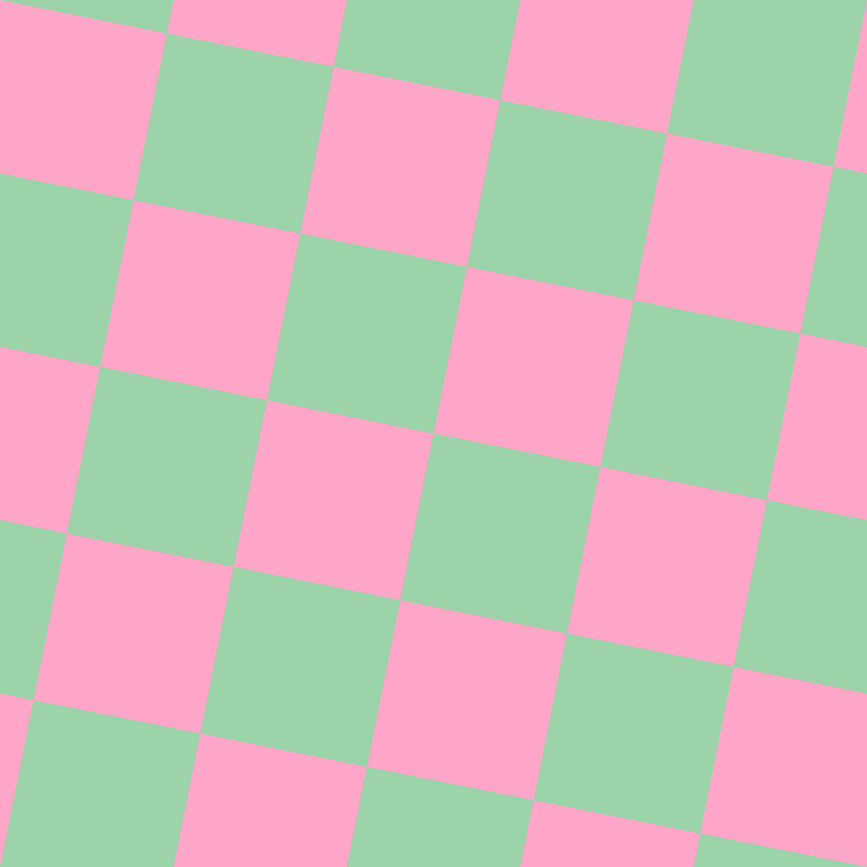 79/169 degree angle diagonal checkered chequered squares checker pattern checkers background, 170 pixel square size, , Chinook and Carnation Pink checkers chequered checkered squares seamless tileable