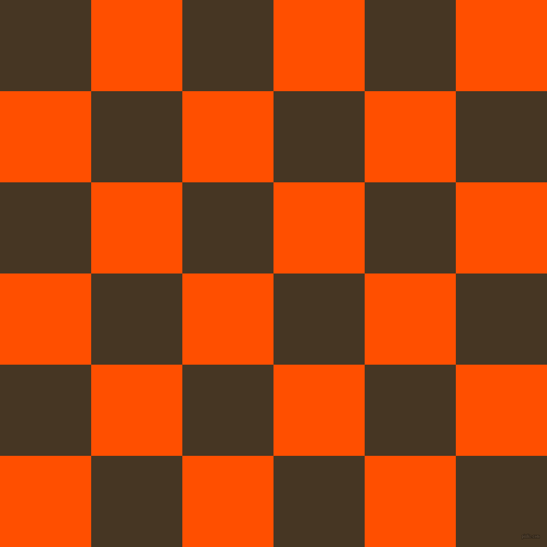 clinker-and-international-orange-checkers-chequered-checkered-squares