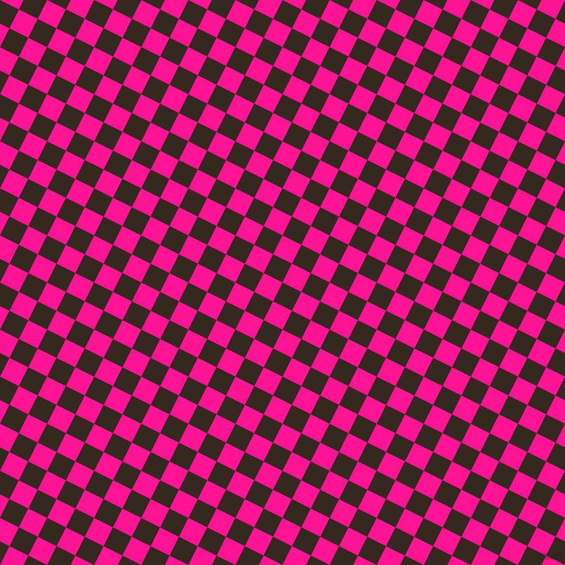 63/153 degree angle diagonal checkered chequered squares checker pattern checkers background, 30 pixel squares size, , Cocoa Brown and Deep Pink checkers chequered checkered squares seamless tileable