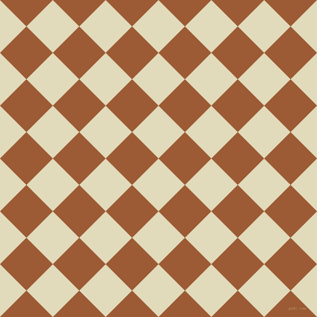 45/135 degree angle diagonal checkered chequered squares checker pattern checkers background, 74 pixel squares size, , Coconut Cream and Indochine checkers chequered checkered squares seamless tileable