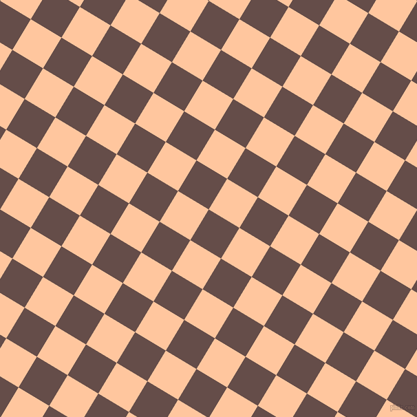 59/149 degree angle diagonal checkered chequered squares checker pattern checkers background, 52 pixel squares size, , Congo Brown and Romantic checkers chequered checkered squares seamless tileable