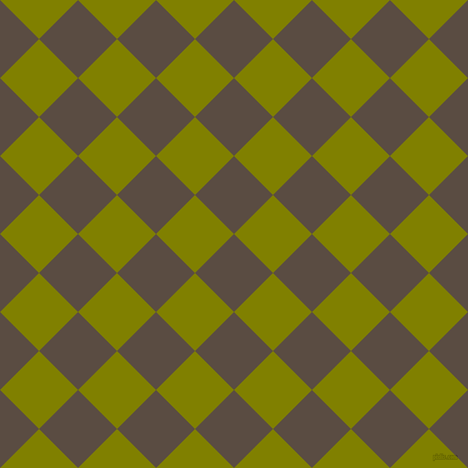 45/135 degree angle diagonal checkered chequered squares checker pattern checkers background, 80 pixel square size, , Cork and Olive checkers chequered checkered squares seamless tileable