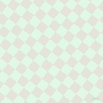 52/142 degree angle diagonal checkered chequered squares checker pattern checkers background, 36 pixel squares size, , Cosmic Latte and Black White checkers chequered checkered squares seamless tileable