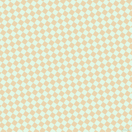 56/146 degree angle diagonal checkered chequered squares checker pattern checkers background, 18 pixel squares size, , Cosmic Latte and Givry checkers chequered checkered squares seamless tileable