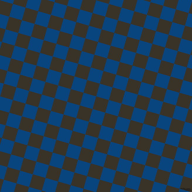74/164 degree angle diagonal checkered chequered squares checker pattern checkers background, 45 pixel square size, , Creole and Dark Cerulean checkers chequered checkered squares seamless tileable
