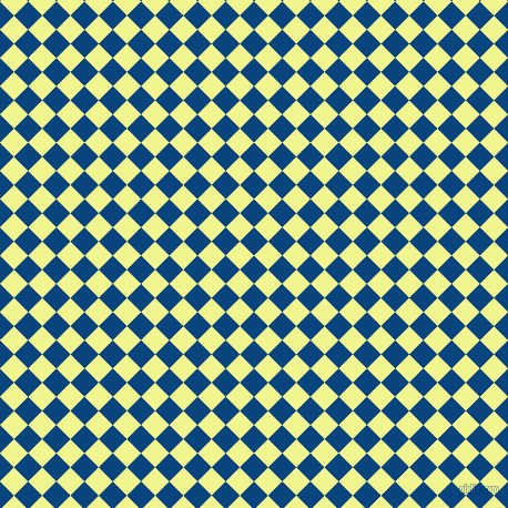 45/135 degree angle diagonal checkered chequered squares checker pattern checkers background, 18 pixel squares size, Dark Cerulean and Tidal checkers chequered checkered squares seamless tileable