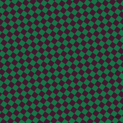 55/145 degree angle diagonal checkered chequered squares checker pattern checkers background, 21 pixel square size, , Dark Spring Green and Blackberry checkers chequered checkered squares seamless tileable