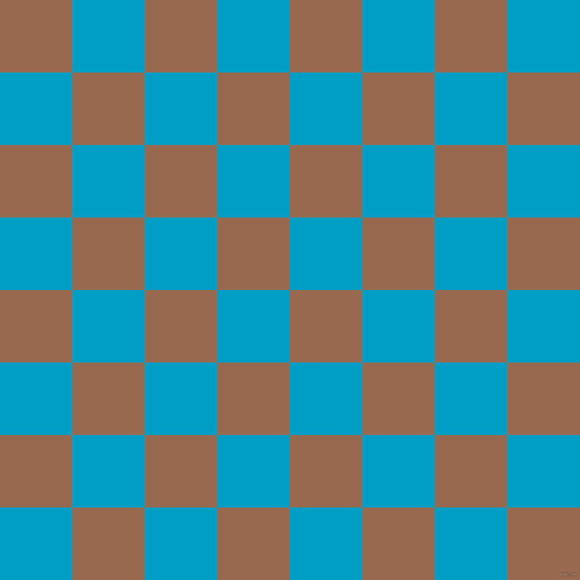 checkered chequered squares checkers background checker pattern, 149 pixel squares size, , Dark Tan and Pacific Blue checkers chequered checkered squares seamless tileable