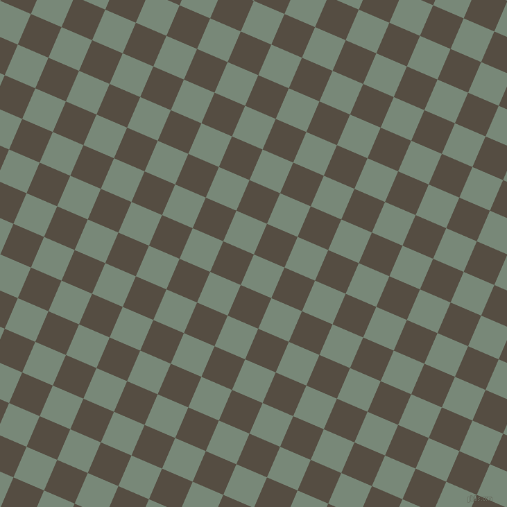 67/157 degree angle diagonal checkered chequered squares checker pattern checkers background, 48 pixel square size, Davy's Grey and Mondo checkers chequered checkered squares seamless tileable
