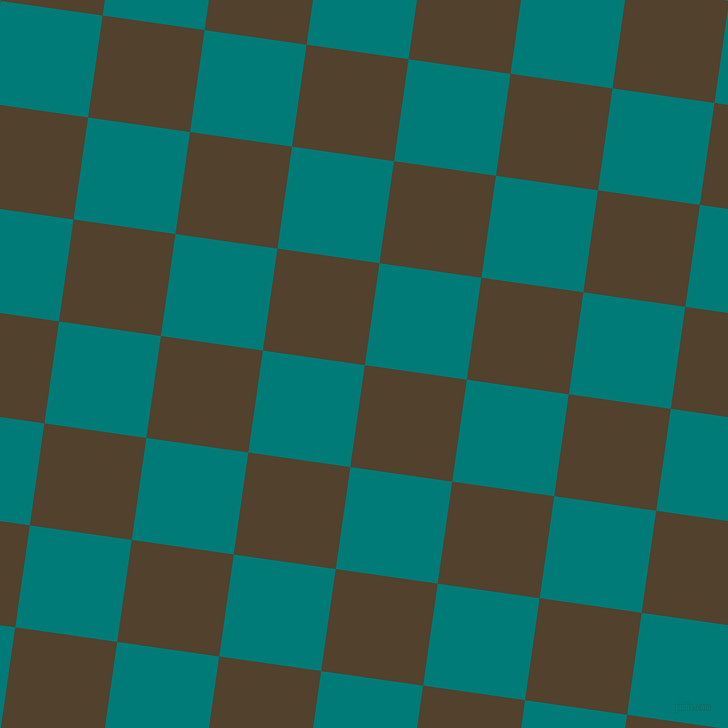 82/172 degree angle diagonal checkered chequered squares checker pattern checkers background, 103 pixel square size, , Deep Bronze and Surfie Green checkers chequered checkered squares seamless tileable