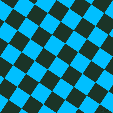 56/146 degree angle diagonal checkered chequered squares checker pattern checkers background, 65 pixel square size, , Deep Sky Blue and Cardin Green checkers chequered checkered squares seamless tileable