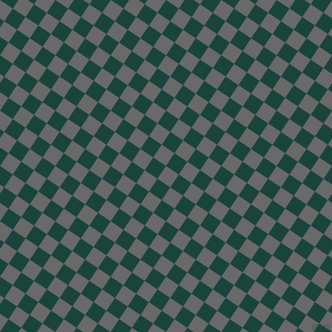 56/146 degree angle diagonal checkered chequered squares checker pattern checkers background, 30 pixel square size, , Dim Gray and Deep Teal checkers chequered checkered squares seamless tileable