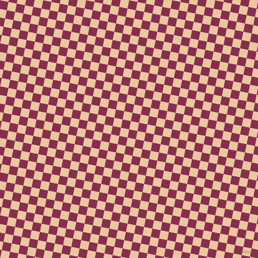 79/169 degree angle diagonal checkered chequered squares checker pattern checkers background, 29 pixel squares size, , Disco and New Tan checkers chequered checkered squares seamless tileable