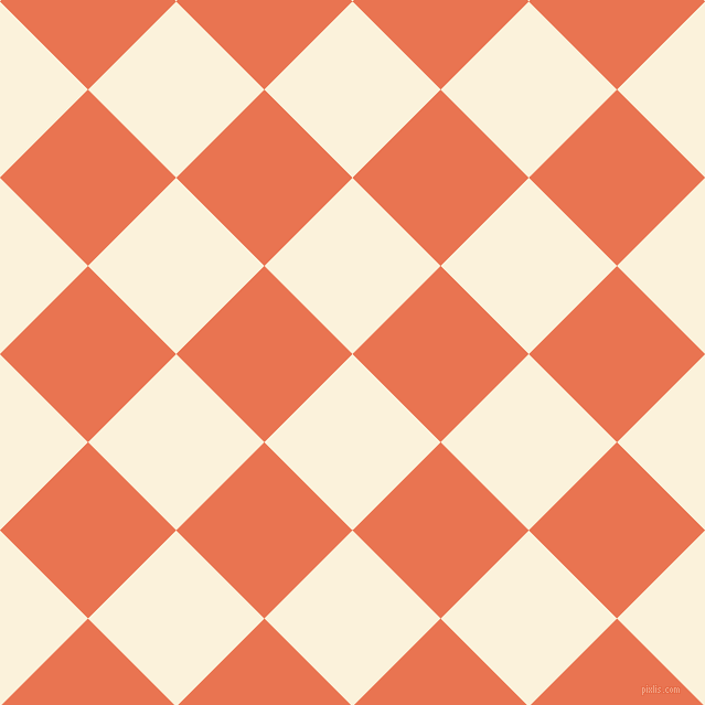 45/135 degree angle diagonal checkered chequered squares checker pattern checkers background, 113 pixel squares size, , Early Dawn and Burnt Sienna checkers chequered checkered squares seamless tileable