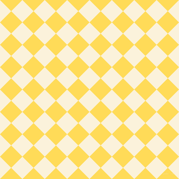 45/135 degree angle diagonal checkered chequered squares checker pattern checkers background, 51 pixel square size, , Early Dawn and Mustard checkers chequered checkered squares seamless tileable