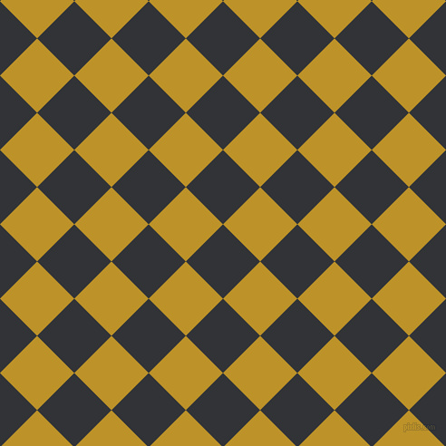 45/135 degree angle diagonal checkered chequered squares checker pattern checkers background, 58 pixel square size, , Ebony and Nugget checkers chequered checkered squares seamless tileable