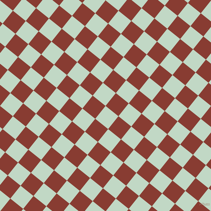 51/141 degree angle diagonal checkered chequered squares checker pattern checkers background, 56 pixel square size, , Edgewater and Prairie Sand checkers chequered checkered squares seamless tileable