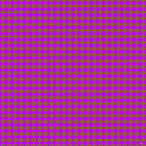 45/135 degree angle diagonal checkered chequered squares checker pattern checkers background, 17 pixel squares size, , Electric Purple and Rusty Nail checkers chequered checkered squares seamless tileable