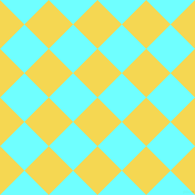 45/135 degree angle diagonal checkered chequered squares checker pattern checkers background, 112 pixel square size, , Energy Yellow and Baby Blue checkers chequered checkered squares seamless tileable