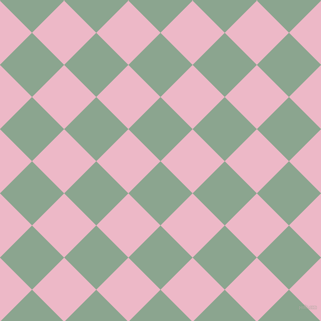 45/135 degree angle diagonal checkered chequered squares checker pattern checkers background, 89 pixel square size, , Envy and Chantilly checkers chequered checkered squares seamless tileable