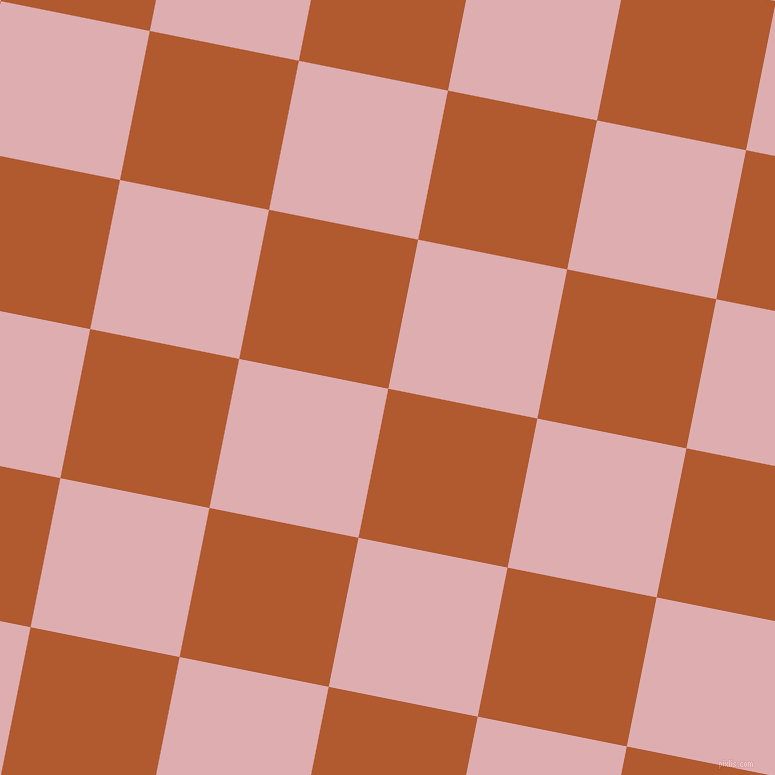 79/169 degree angle diagonal checkered chequered squares checker pattern checkers background, 152 pixel squares size, , Fiery Orange and Pale Chestnut checkers chequered checkered squares seamless tileable