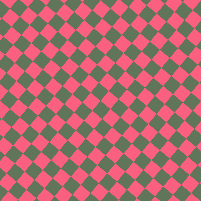 50/140 degree angle diagonal checkered chequered squares checker pattern checkers background, 50 pixel squares size, , Finlandia and Brink Pink checkers chequered checkered squares seamless tileable