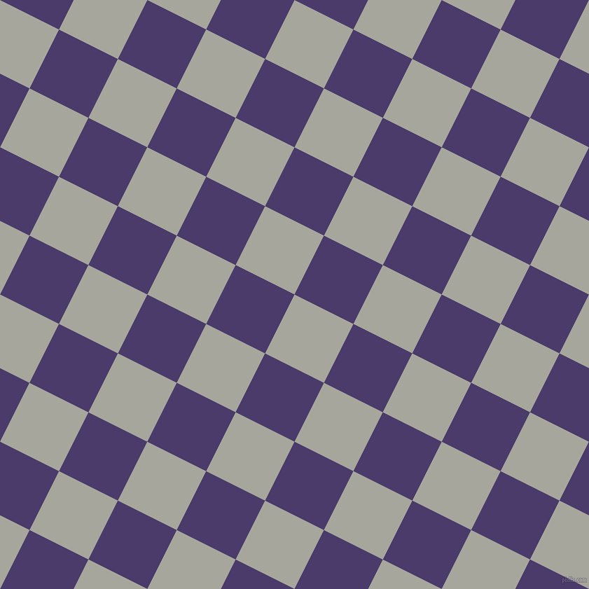 63/153 degree angle diagonal checkered chequered squares checker pattern checkers background, 94 pixel squares size, , Foggy Grey and Meteorite checkers chequered checkered squares seamless tileable