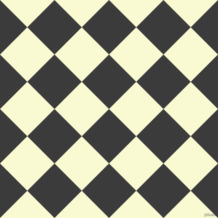 45/135 degree angle diagonal checkered chequered squares checker pattern checkers background, 123 pixel squares size, , Fuscous Grey and Light Goldenrod Yellow checkers chequered checkered squares seamless tileable