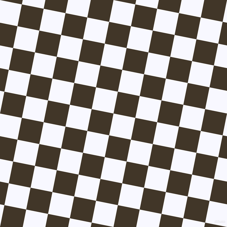 79/169 degree angle diagonal checkered chequered squares checker pattern checkers background, 75 pixel squares size, , Ghost White and Jacko Bean checkers chequered checkered squares seamless tileable