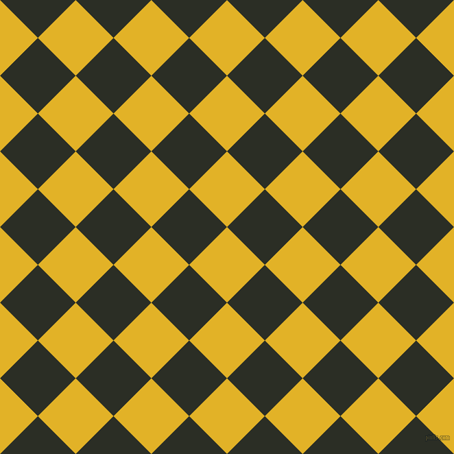 45/135 degree angle diagonal checkered chequered squares checker pattern checkers background, 78 pixel squares size, , Gold Tips and Rangoon Green checkers chequered checkered squares seamless tileable