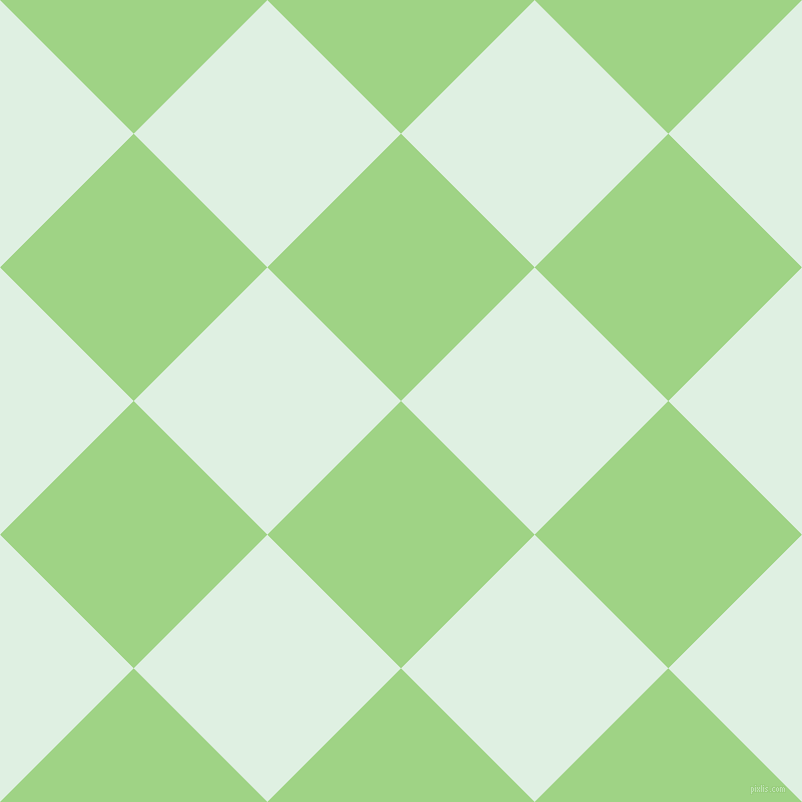 45/135 degree angle diagonal checkered chequered squares checker pattern checkers background, 189 pixel squares size, , Gossip and Off Green checkers chequered checkered squares seamless tileable