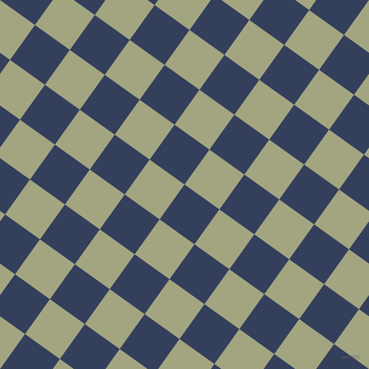 54/144 degree angle diagonal checkered chequered squares checker pattern checkers background, 86 pixel squares size, , Gulf Blue and Locust checkers chequered checkered squares seamless tileable