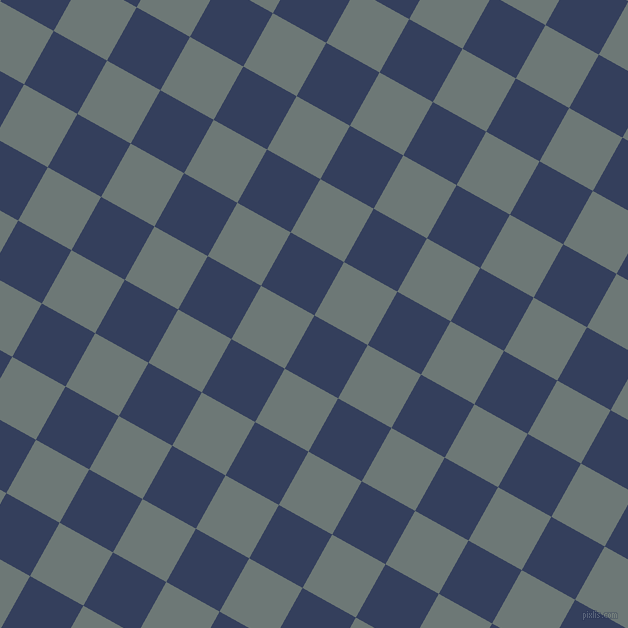 61/151 degree angle diagonal checkered chequered squares checker pattern checkers background, 61 pixel squares size, , Gulf Blue and Rolling Stone checkers chequered checkered squares seamless tileable