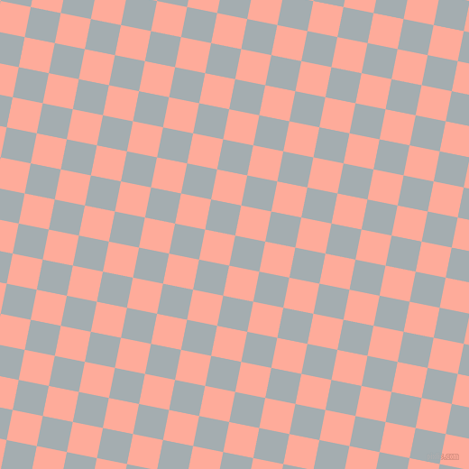 79/169 degree angle diagonal checkered chequered squares checker pattern checkers background, 34 pixel squares size, , Gull Grey and Rose Bud checkers chequered checkered squares seamless tileable