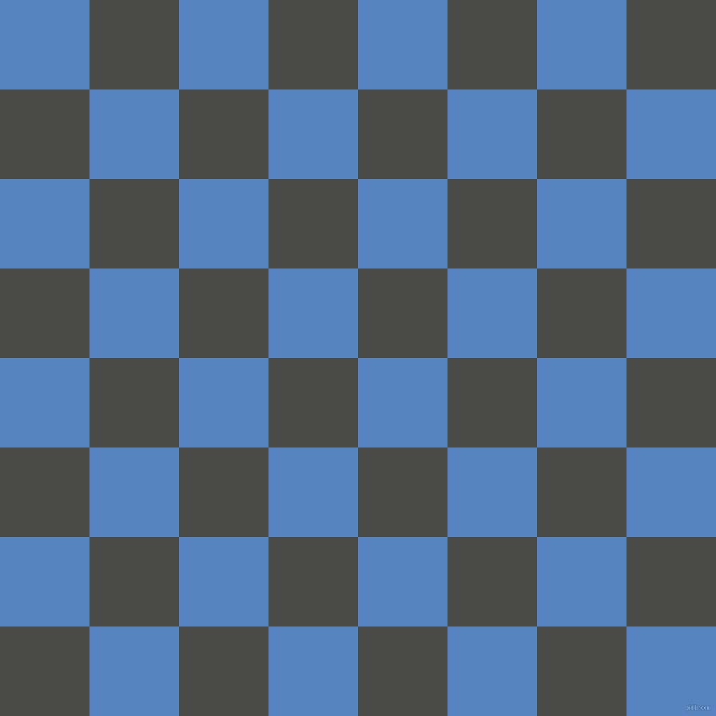 checkered chequered squares checkers background checker pattern, 128 pixel squares size, , Havelock Blue and Gravel checkers chequered checkered squares seamless tileable