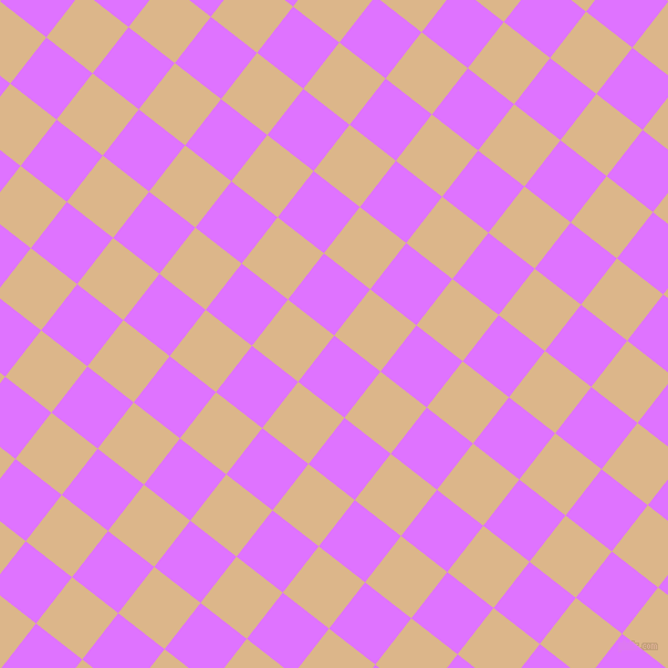 52/142 degree angle diagonal checkered chequered squares checker pattern checkers background, 53 pixel square size, , Heliotrope and Brandy checkers chequered checkered squares seamless tileable