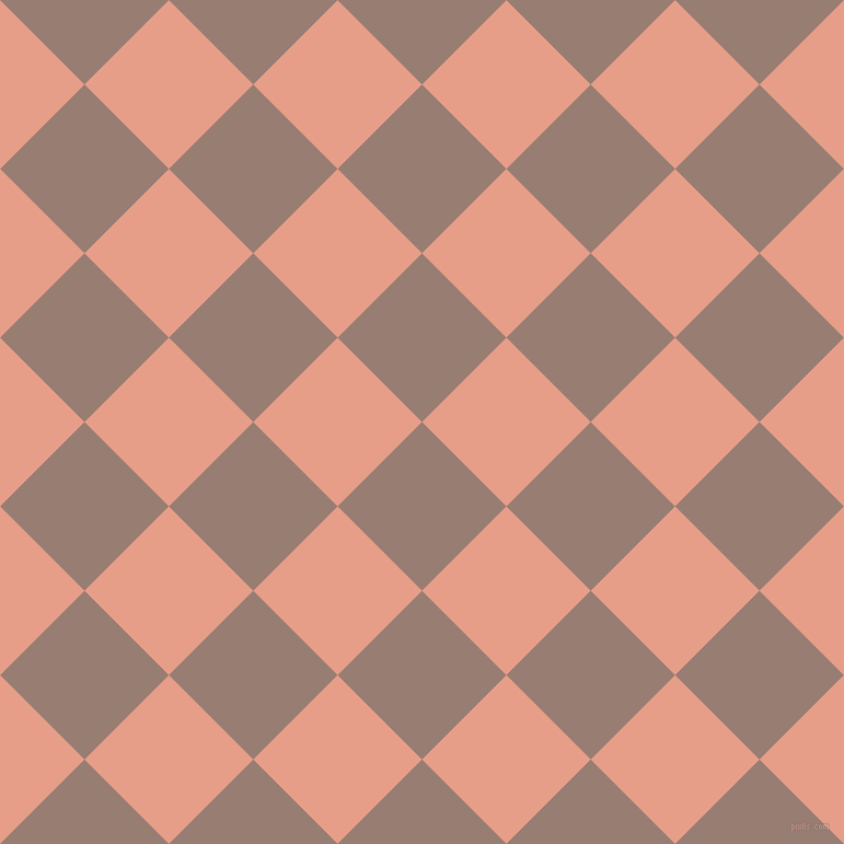 45/135 degree angle diagonal checkered chequered squares checker pattern checkers background, 109 pixel squares size, , Hemp and Tonys Pink checkers chequered checkered squares seamless tileable