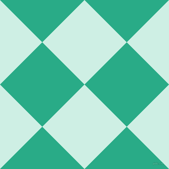 45/135 degree angle diagonal checkered chequered squares checker pattern checkers background, 199 pixel squares size, , Humming Bird and Jungle Green checkers chequered checkered squares seamless tileable