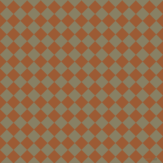 45/135 degree angle diagonal checkered chequered squares checker pattern checkers background, 31 pixel squares size, , Indochine and Olive Haze checkers chequered checkered squares seamless tileable