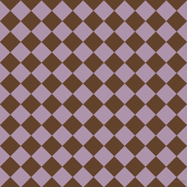 45/135 degree angle diagonal checkered chequered squares checker pattern checkers background, 50 pixel square size, , Irish Coffee and London Hue checkers chequered checkered squares seamless tileable