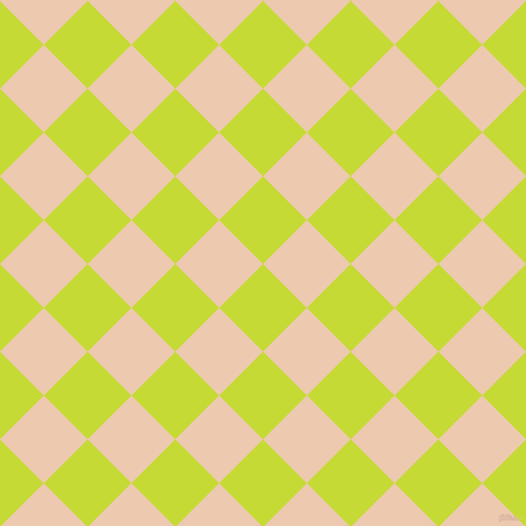45/135 degree angle diagonal checkered chequered squares checker pattern checkers background, 89 pixel square size, , Las Palmas and Desert Sand checkers chequered checkered squares seamless tileable