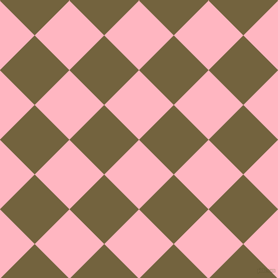 45/135 degree angle diagonal checkered chequered squares checker pattern checkers background, 98 pixel squares size, , Light Pink and Yellow Metal checkers chequered checkered squares seamless tileable
