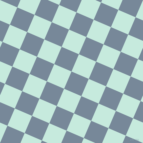 67/157 degree angle diagonal checkered chequered squares checker pattern checkers background, 76 pixel square size, , Light Slate Grey and Mint Tulip checkers chequered checkered squares seamless tileable