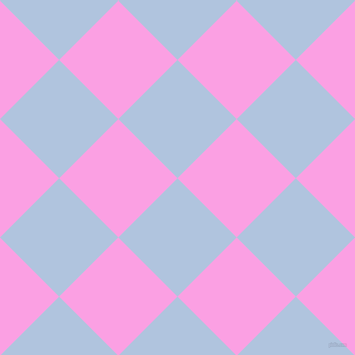 45/135 degree angle diagonal checkered chequered squares checker pattern checkers background, 165 pixel squares size, , Light Steel Blue and Lavender Rose checkers chequered checkered squares seamless tileable