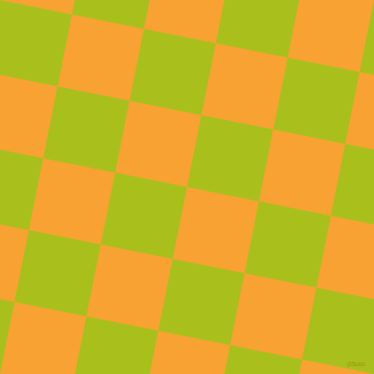79/169 degree angle diagonal checkered chequered squares checker pattern checkers background, 147 pixel square size, , Lightning Yellow and Bahia checkers chequered checkered squares seamless tileable
