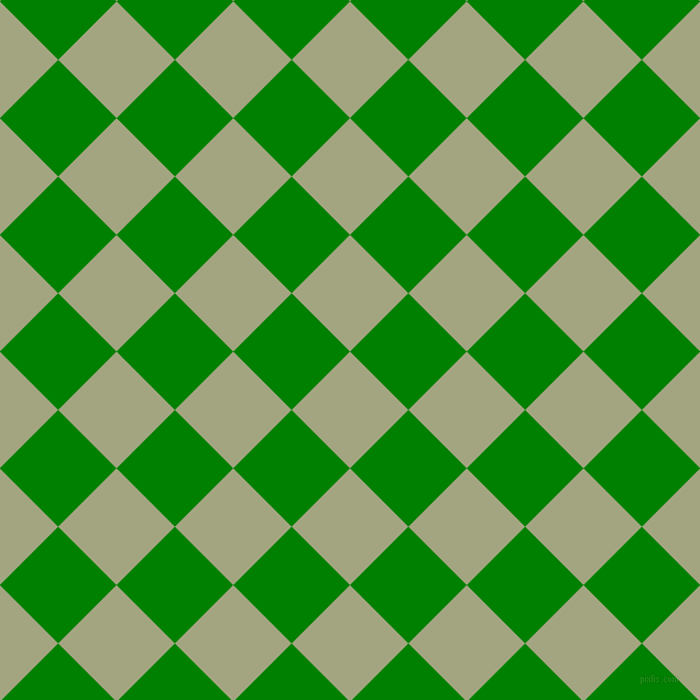 45/135 degree angle diagonal checkered chequered squares checker pattern checkers background, 75 pixel squares size, , Locust and Green checkers chequered checkered squares seamless tileable