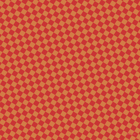 59/149 degree angle diagonal checkered chequered squares checker pattern checkers background, 20 pixel squares size, , Mahogany and Raw Sienna checkers chequered checkered squares seamless tileable