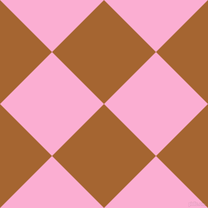 45/135 degree angle diagonal checkered chequered squares checker pattern checkers background, 147 pixel squares size, , Mai Tai and Lavender Pink checkers chequered checkered squares seamless tileable